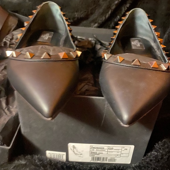 Valentino Rockstud Noir flats - Picture 1 of 5